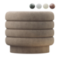 Пуф Round Faded Velvet Beige | FERM LIVING - Другая мягкая мебель - 3D модель - фото 5