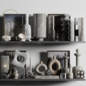 Decorative set 08 - Декоративный набор - 3D модель