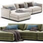 Milo Modular Sectional Sofa - Диваны - 3D модель