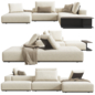 Poliform Westside Sofa set 4 - Диваны - 3D модель - фото 2