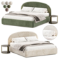 Newbery Platform Bed - Кровати - 3D модель
