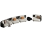 Minotti Bezier Cord Outdoor - Диваны - 3D модель - фото 2