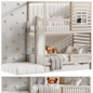 Designer two-level bed Kids room - Кровати - 3D модель