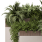 Outdoor Palm Garden Set Bush and Tree Set 3618 - Уличные - 3D модель - фото 6