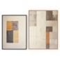 Set of 2 Abstract Paintings in Frames - Different Sizes - Багеты - 3D модель