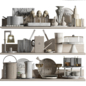 kitchen accessories set model 08 - Мелочь для кухни - 3D модель