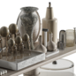 kitchen accessories set model 08 - Мелочь для кухни - 3D модель - фото 3