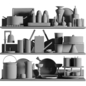 kitchen accessories set model 08 - Мелочь для кухни - 3D модель - фото 4