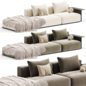 Westside Soft Sofa - Диваны - 3D модель - фото 2