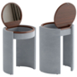 Jane Upholstered Vanity table - Туалетный столик - 3D модель - фото 4