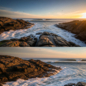 Panorama of wave and light - Панорамные изображения - 3D модель