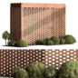 Parametric Brick Wall - Landscape Furniture 135 - Разное - 3D модель - фото 2
