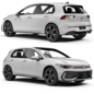 Volkswagen Golf GTI 2024 - Наземный транспорт - 3D модель - фото 2