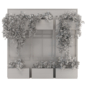 Indoor Wooden Wall Vertical Garden_Set 4406 - Фитостены - 3D модель - фото 3