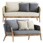 Venice Love Seat Sofa by Talenti - Диваны - 3D модель