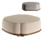 Japanese Tatami Floor Cushion Pouf - Другая мягкая мебель - 3D модель