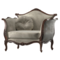 blk wood classical armchair art 016 - Кресла - 3D модель