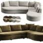Ella corner sofa - Диваны - 3D модель - фото 5