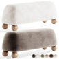 Everly Ottoman by Meadow Blu || Банкетка Cona - Другая мягкая мебель - 3D модель - фото 5