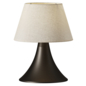 Cenare bronze and linen rechargeable table lamp - Настольный - 3D модель
