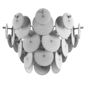 Loire Large Tiered Flush Chandelier by Visual Comfort - Потолочный - 3D модель - фото 5