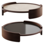 ELLIE 120 Black Ash White Marble Coffee Table - Столы - 3D модель