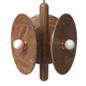 Mid Century Modern Triple Walnut Dish Pendant Light - Подвесной - 3D модель - фото 5