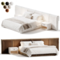 Minotti Ruffle Bed - Кровати - 3D модель - фото 5