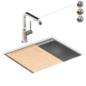 DELTA sink collection set - Мойка - 3D модель - фото 3
