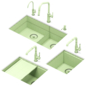 DELTA sink collection set - Мойка - 3D модель - фото 7