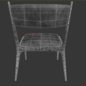 Aguirre design bronze bolero dining chair - Кресла - 3D модель - фото 7