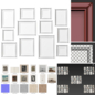 Picture Frames Set -700 - Багеты - 3D модель - фото 7