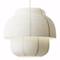 PAPIER Double - White paper hat chandelier for zen room - Подвесной - 3D модель