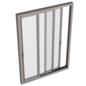 Aluminum Sliding Window Sliding Balcony Window corona - Окна - 3D модель - фото 3
