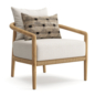 RH Evia Teak Lounge Chair - Кресла - 3D модель - фото 3
