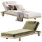 HACIENDA Outdoor Sunlounger MAMAGREEN - Другая мягкая мебель - 3D модель