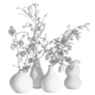 bouquet of white flowers set - Букеты - 3D модель - фото 5