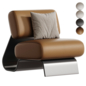 Fabric Lounge Chair MUEBLES WISEMAX - Кресла - 3D модель - фото 3