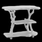 Solid Wood Tree Branch Nightstand – Rustic Free Standing Shelf - Консоль - 3D модель - фото 3