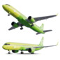 Самолет AIRBUS A320 S7 Airlines - Воздушный транспорт - 3D модель