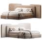 Modern Double Bed - Кровати - 3D модель