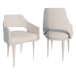 Formitalia DOME Dining Table with Chairs - Стол + стул - 3D модель - фото 5