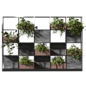 Vertical Garden partition - Hanging Plants Stand Shelf 749 - Стеллаж - 3D модель - фото 3