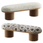 Aster half moon bench - Другая мягкая мебель - 3D модель