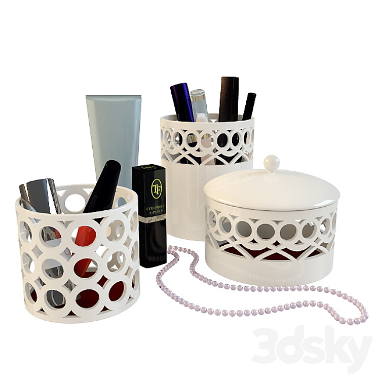 Cosmetic set - Beauty salon - 3D model