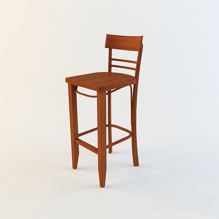 Bar stool Chair 3D model