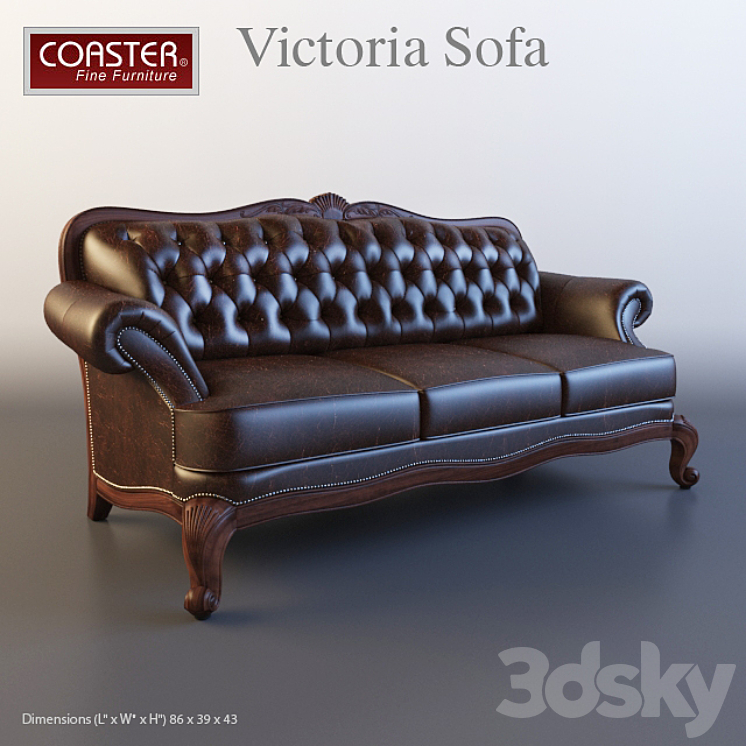 Coaster Furniture / Victoria Sofa 3D model