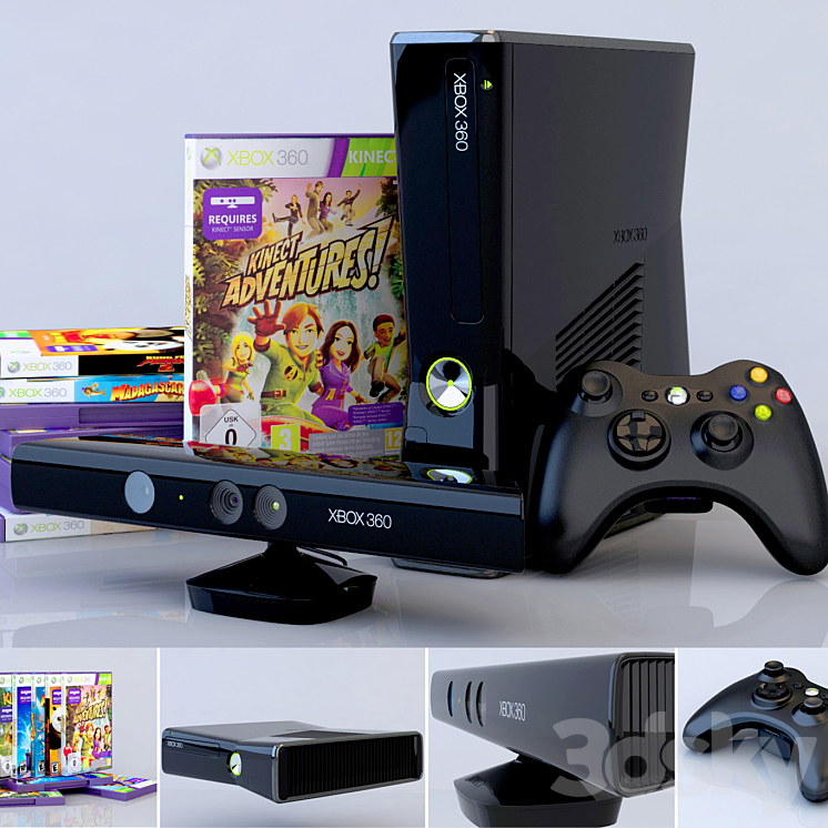 XBOX 360 Kinect PC & other electronics 3D model