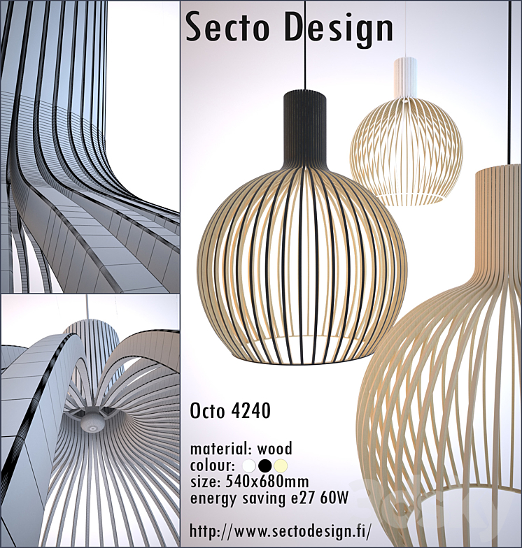 Secto Design Octo 4240 3DS Max - thumbnail 1