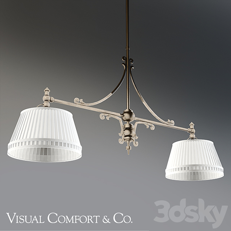 Visual Comfort Island Pendant Pendant light 3D model